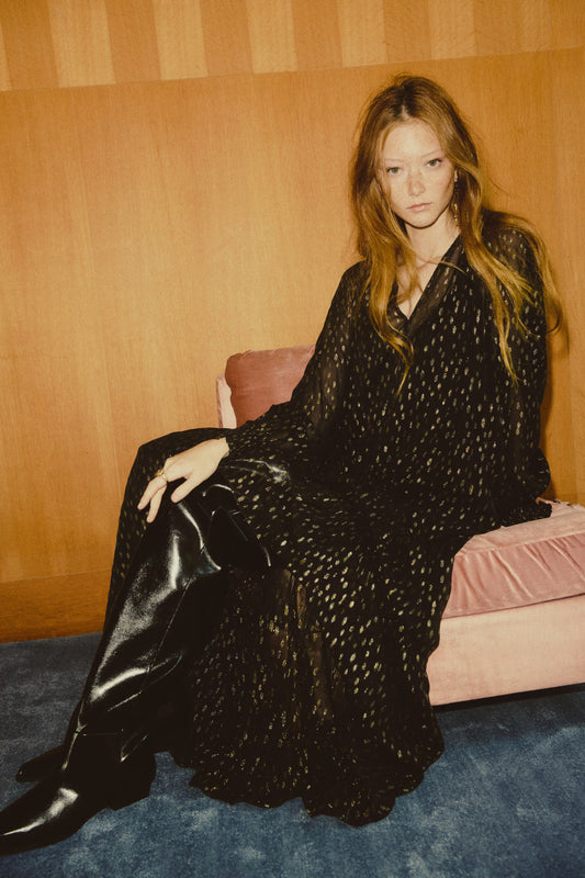 Patterned maxi dress