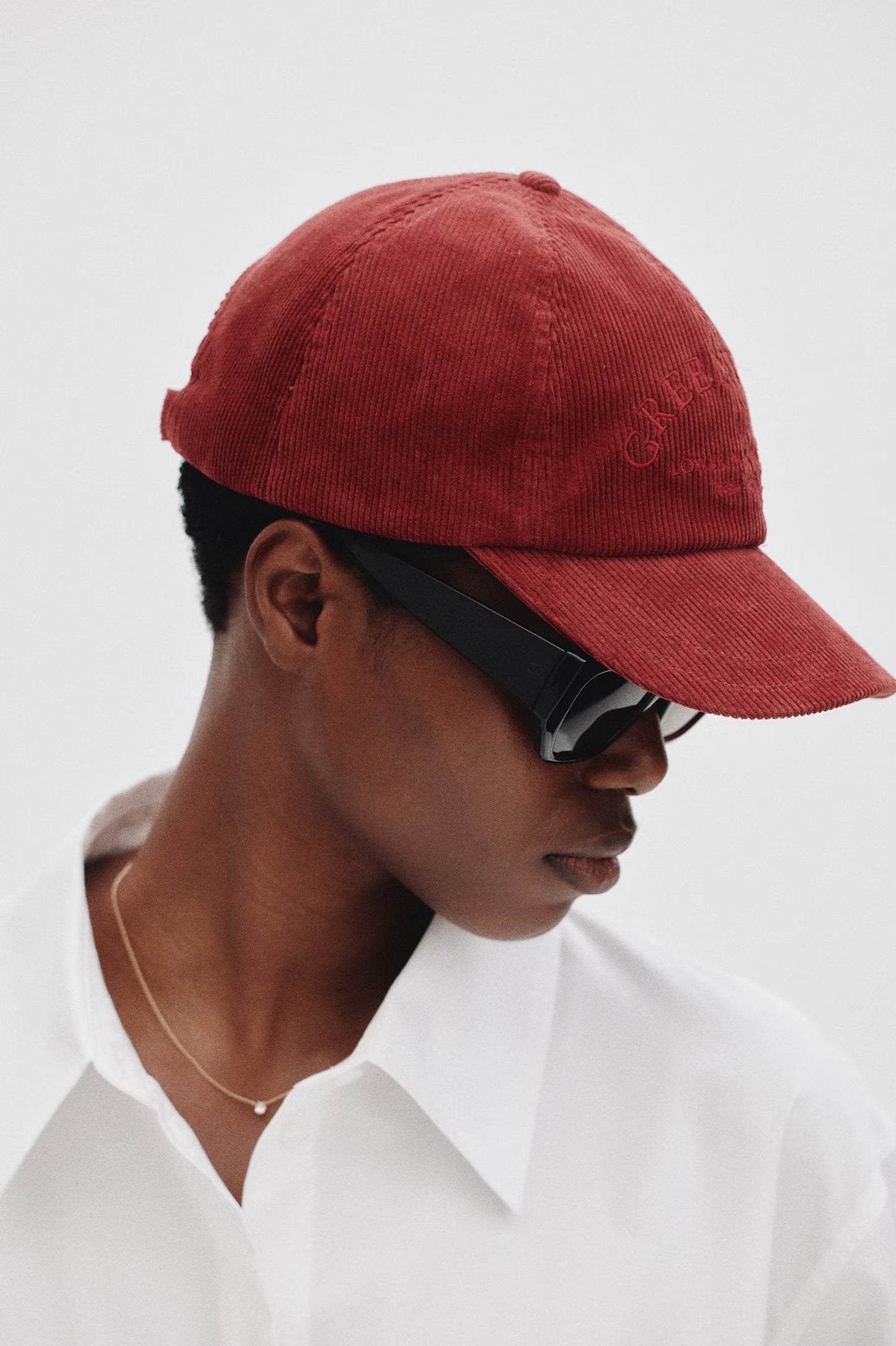 Corduroy cap