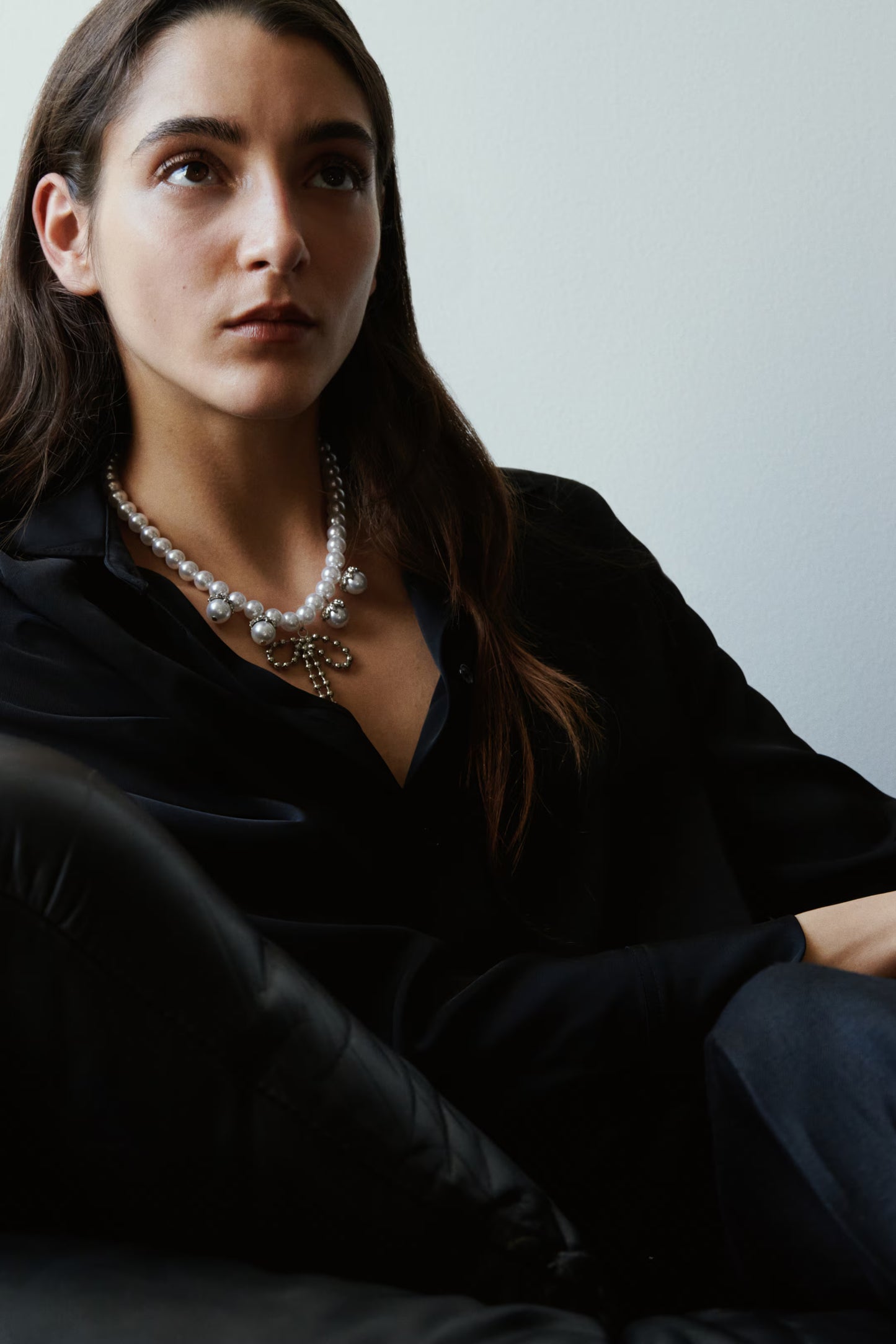 Beaded pendant necklace