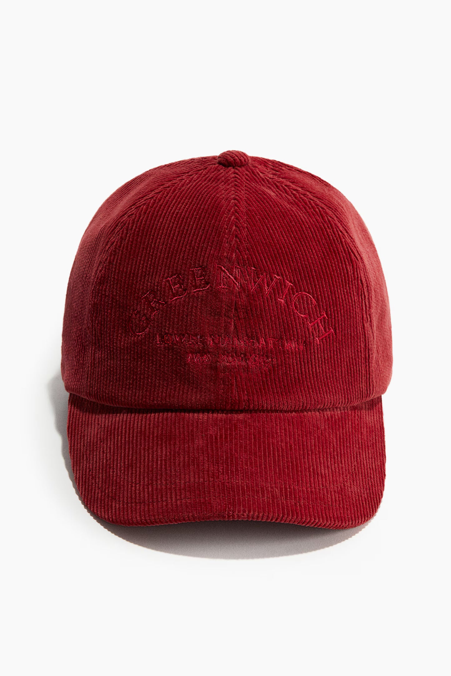 Corduroy cap