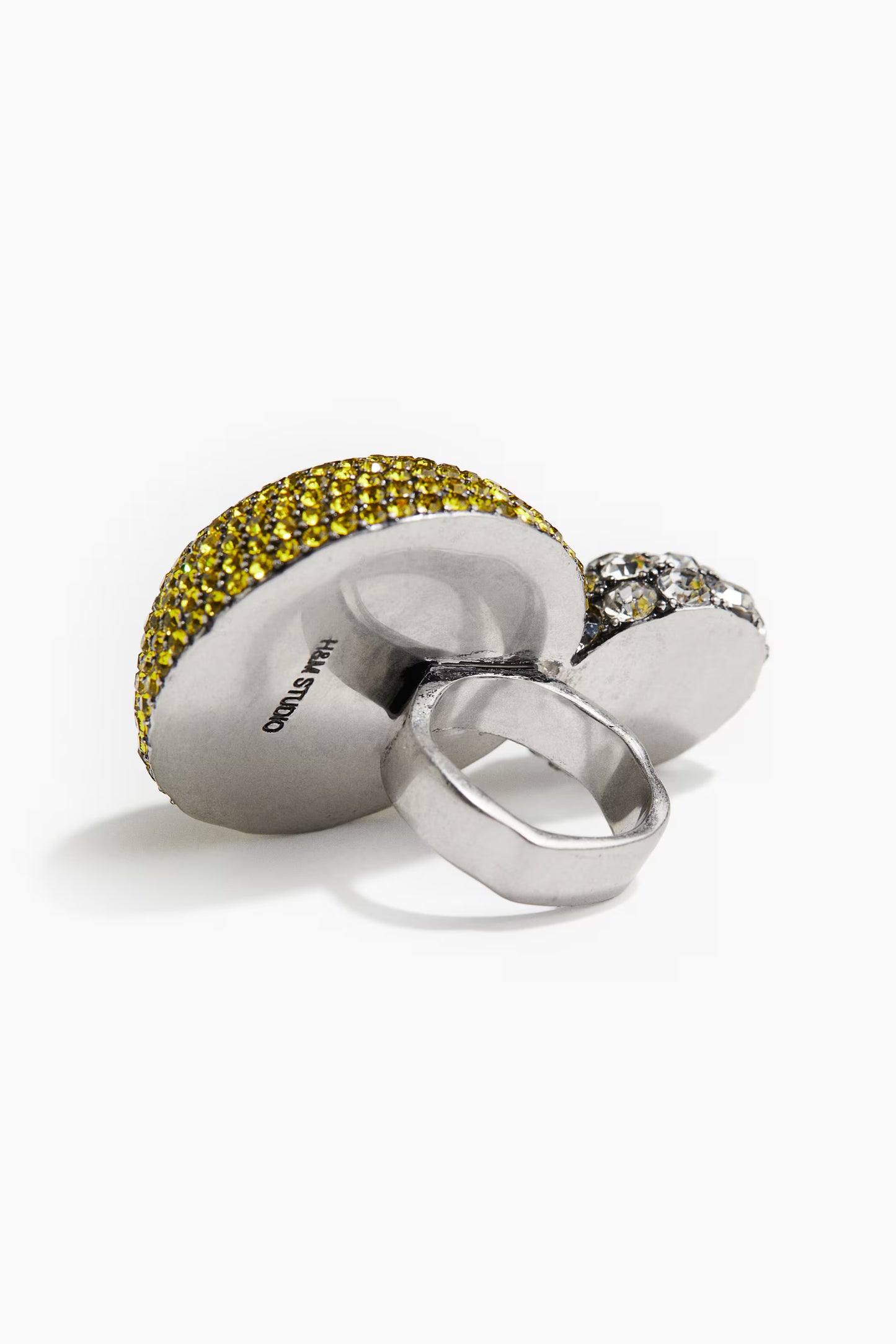 Rhinestone statement ring