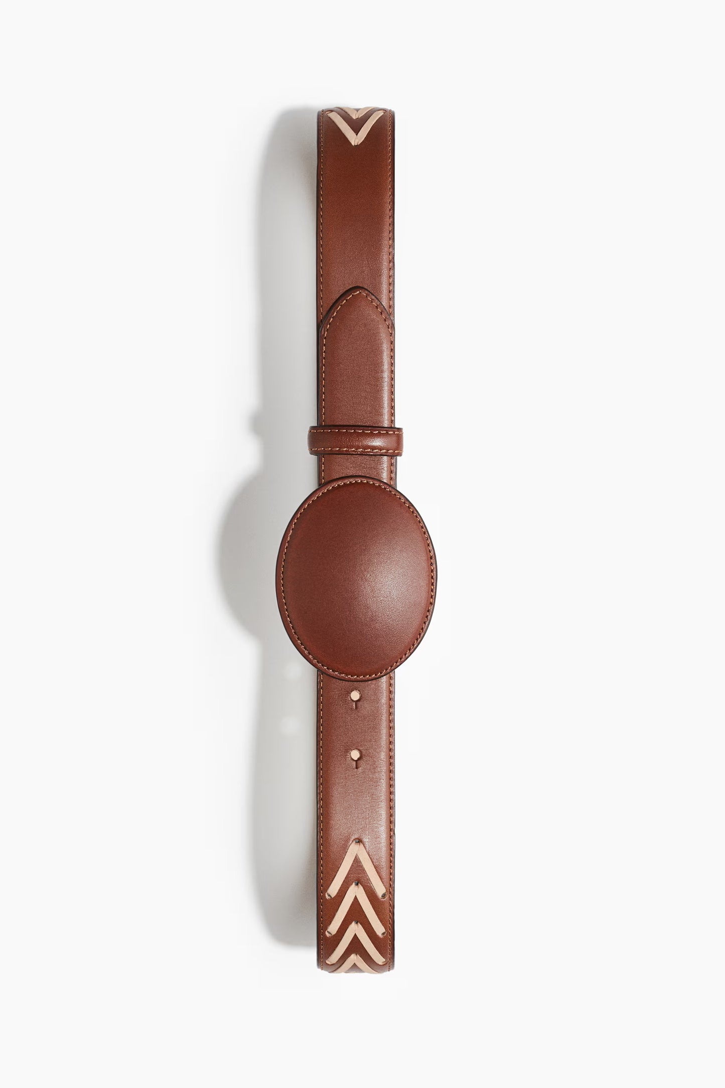Leather belt