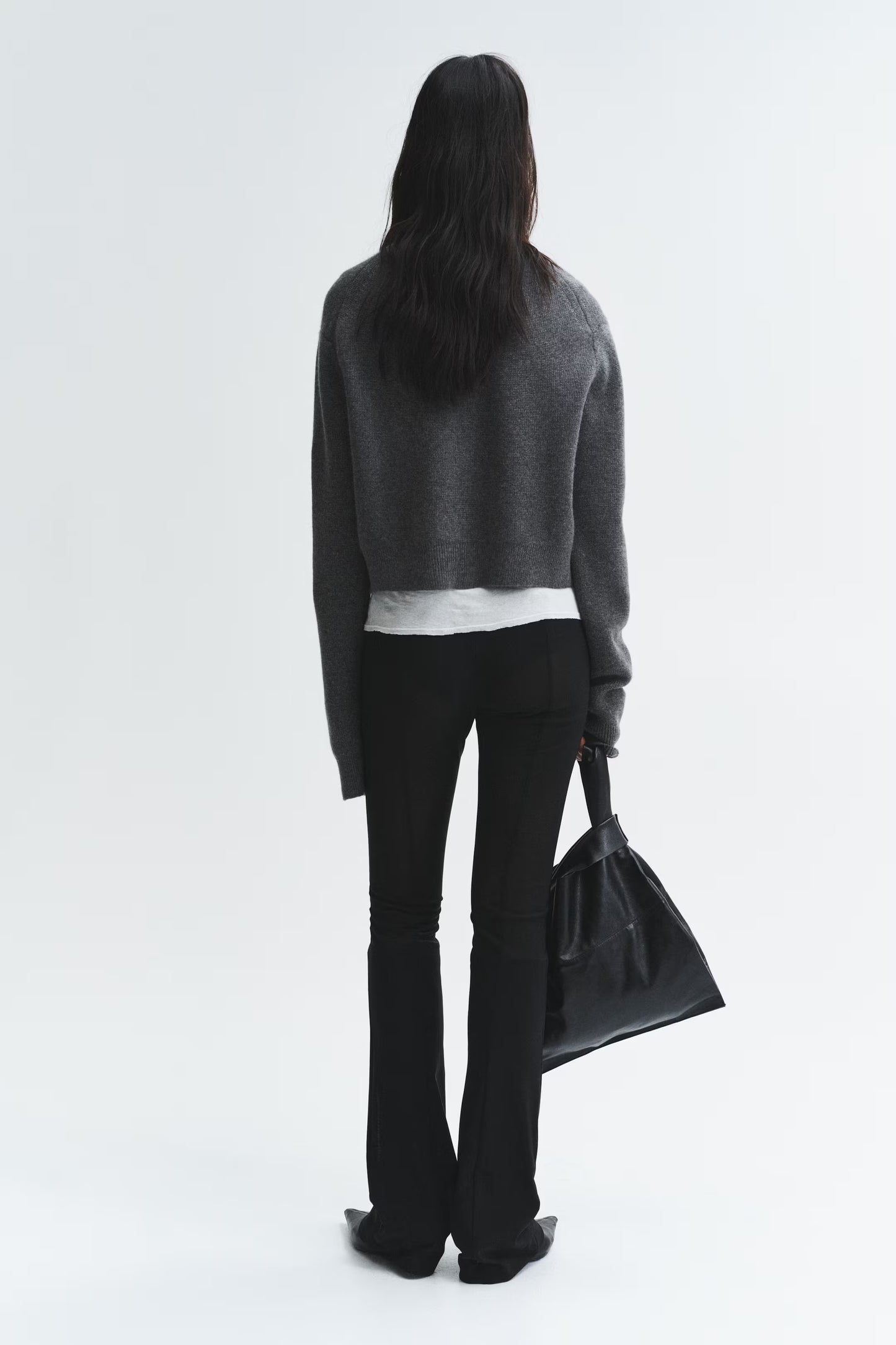 Structured cashmere cardigan