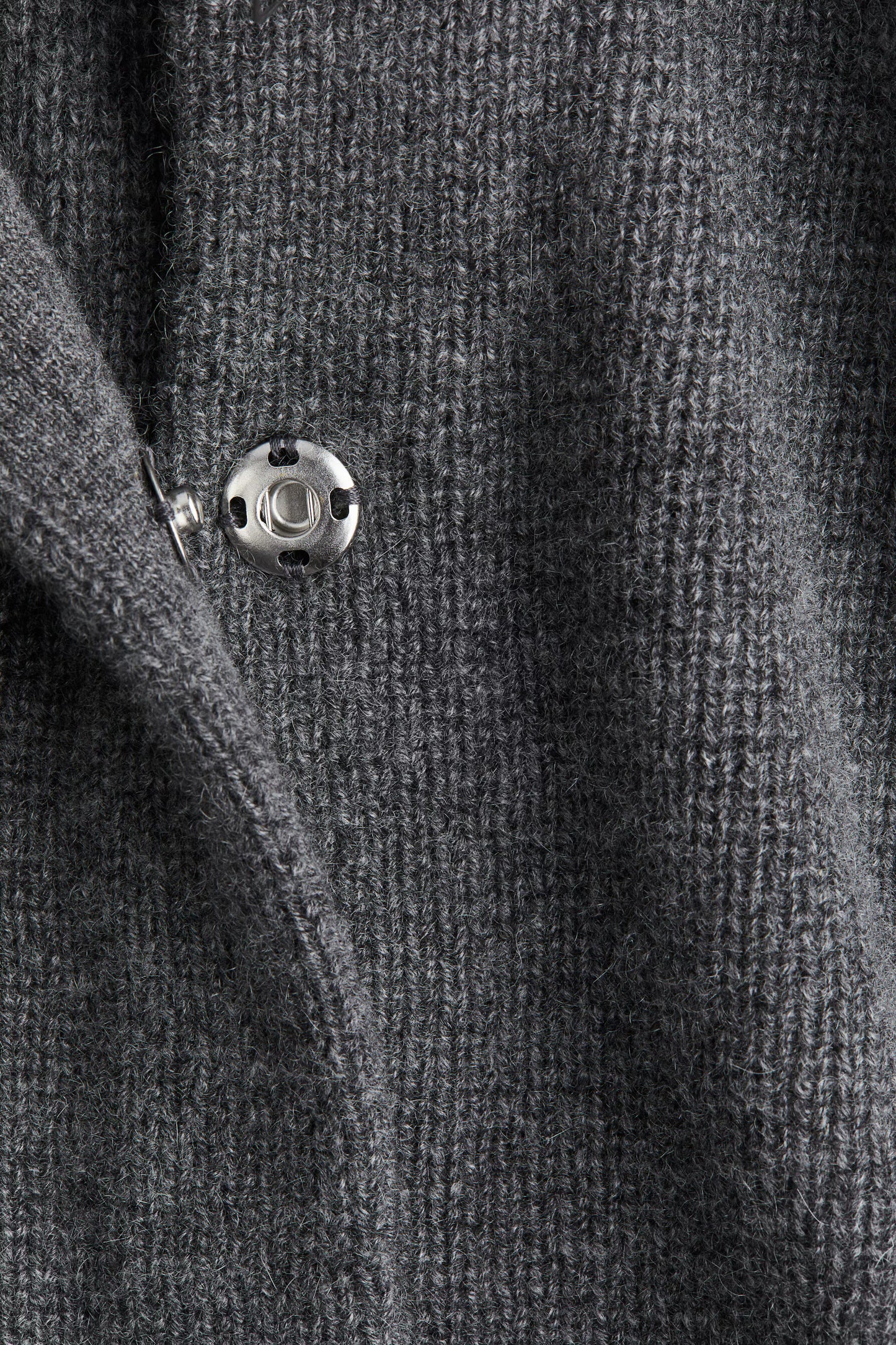 Structured cashmere cardigan