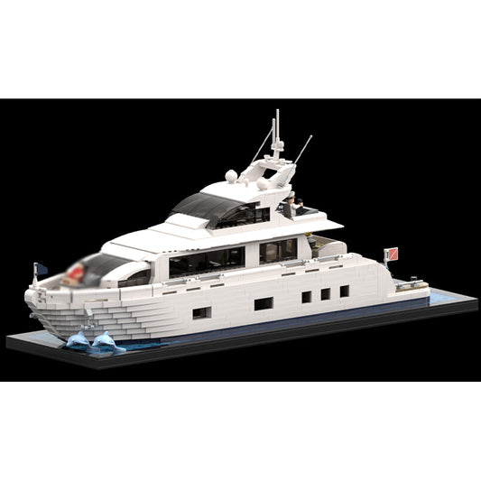 MOC-151521 Luxury Yacht Minifigure Size