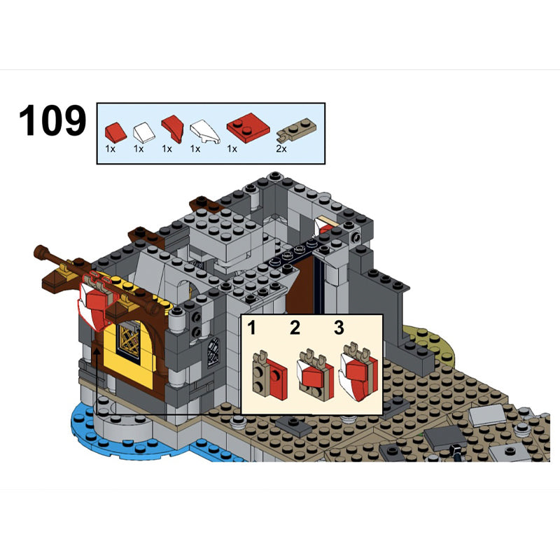 MOC-172507 31120 - Medieval Harbor (Black Falcons)